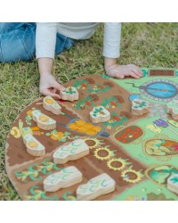 Tapete Cultivar e Colher no Jardim - Garden Grow & Gather